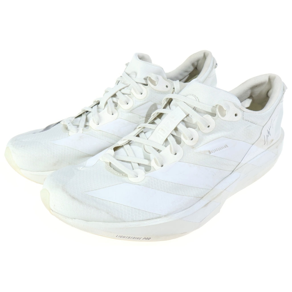 Y-3(ワイスリー) ADIZERO ADIOS アディゼロ アディオス ローカットランニングシューズ ホワイト US8.5/26.5cm JR6653