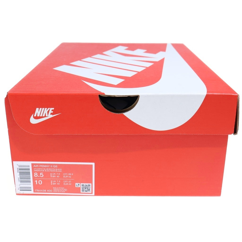 NIKE(ナイキ) AIR PENNY 2 ATLANTIC BLUE エア ペニー アトランティック ミッドカットスニーカー ブルー/ホワイト US8.5/26.5cm FN4438-400