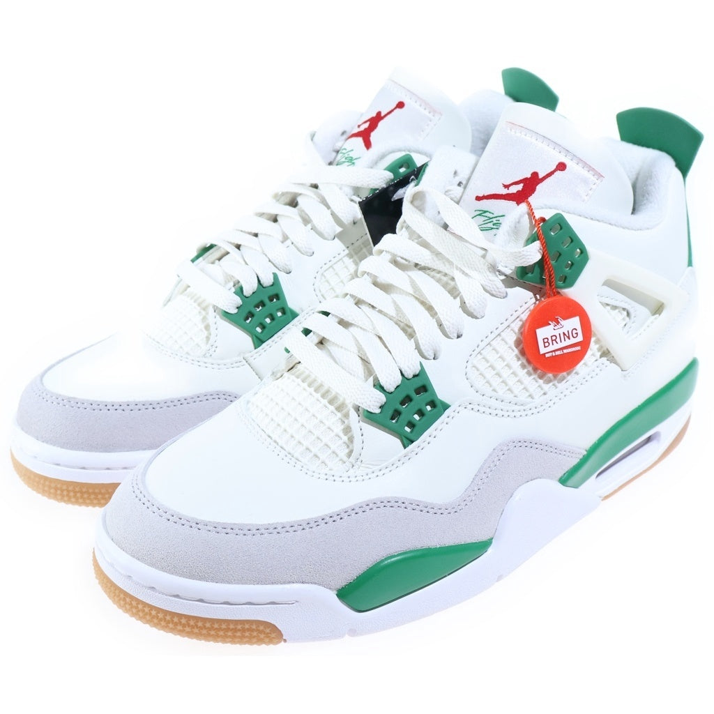 NIKE SB(ナイキエスビー) AIR JORDAN 4 RETRO SP エアジョーダン4 レトロ ローカットスニーカー グリーン/ホワイト US9/27cm DR5415-103