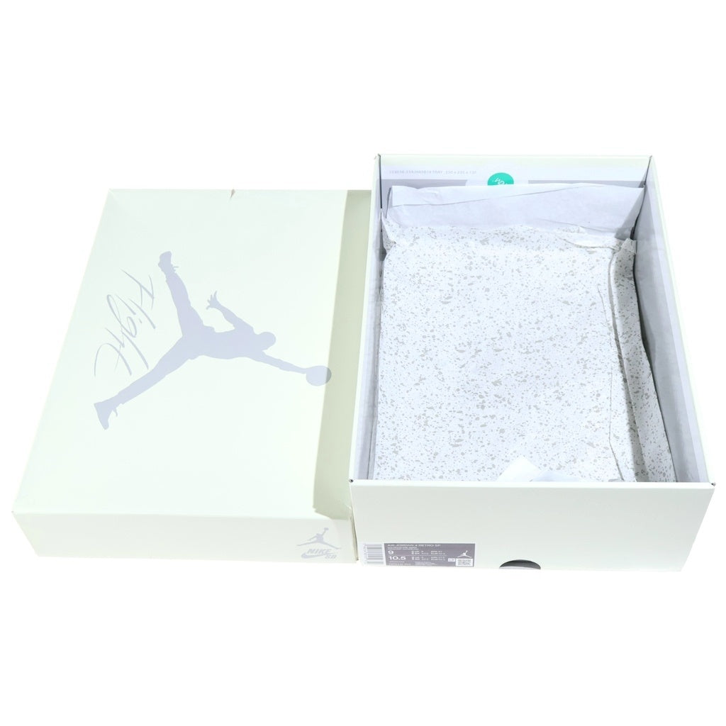 NIKE SB(ナイキエスビー) AIR JORDAN 4 RETRO SP エアジョーダン4 レトロ ローカットスニーカー グリーン/ホワイト US9/27cm DR5415-103
