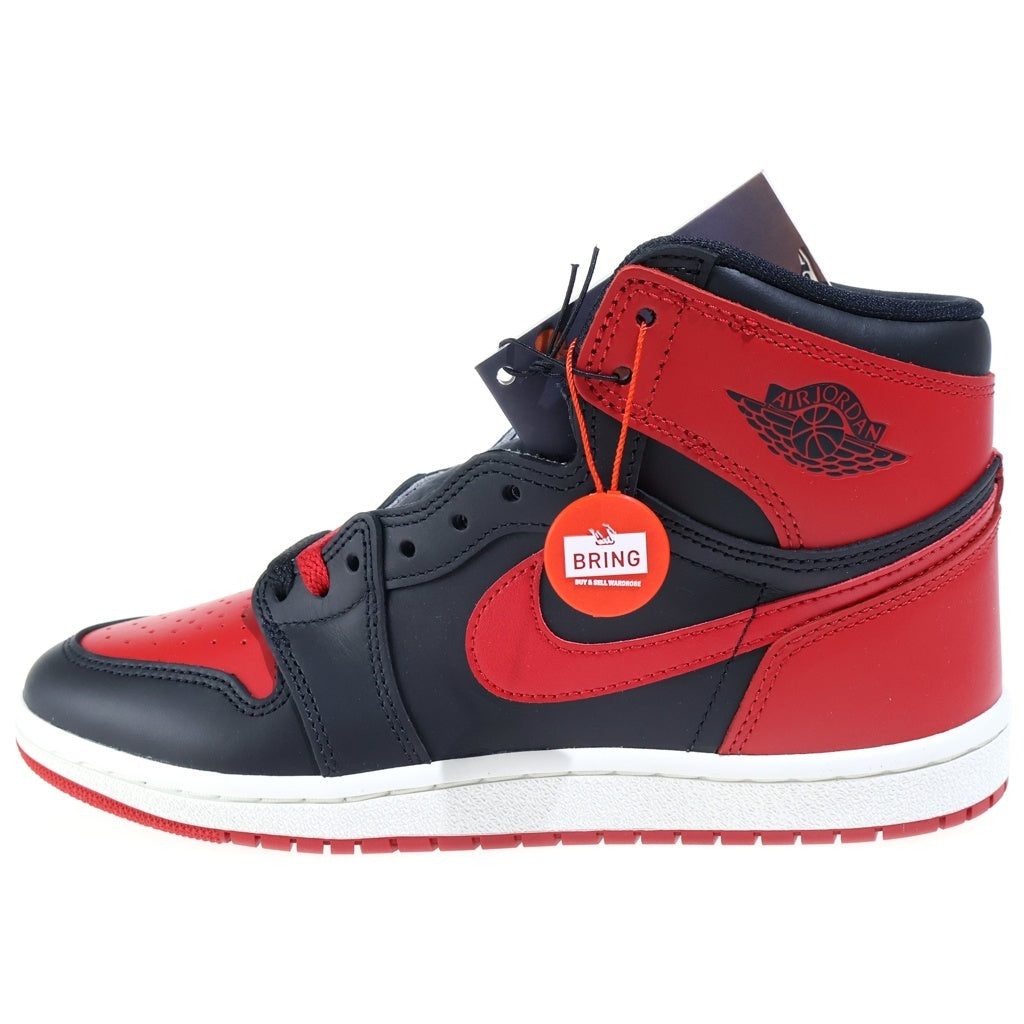 NIKE(ナイキ) AIR JORDAN HIGH 85 BRED エアジョーダン 1 ブレッド ハイカットスニーカー ブラック/レッド US9/27cm HV6674-067