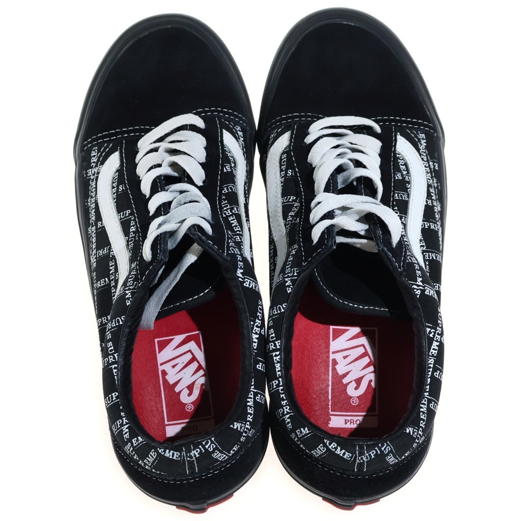 SUPREME(シュプリーム) 20AW ×Vans Old Skool Pro バンズ オールドスクール プロ ローカットスニーカーブラック US9/27cm VN0A45JC2YW