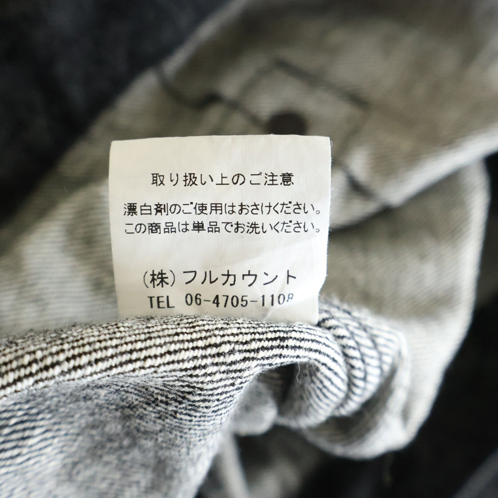 FULLCOUNT(フルカウント) TYPE-1 DENIM JACKET ファースト デニムトラッカージャケット ブラック 2107BK