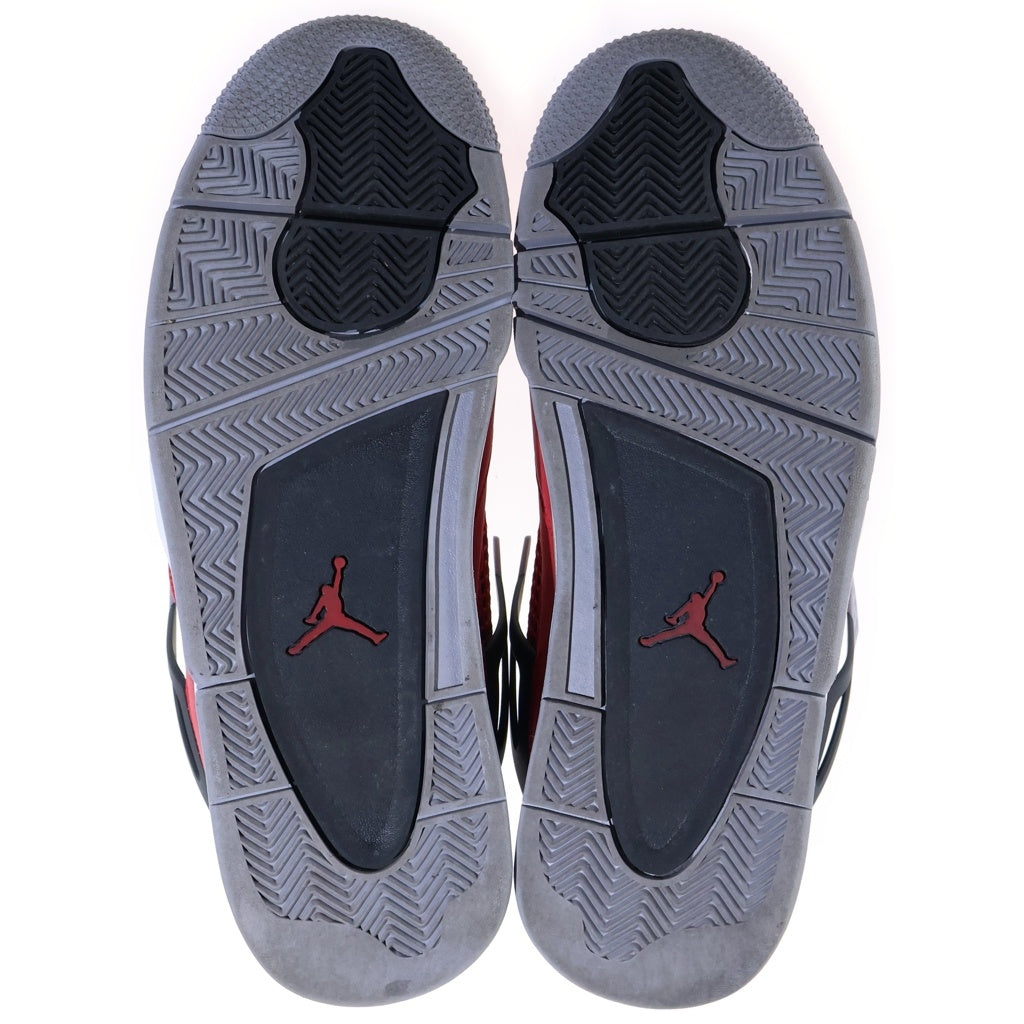 NIKE(ナイキ) AIR JORDAN 4 RETRO TORO BRAVO エアジョーダン4 レトロ トロブラボー ハイカットスニーカー レッド US12/30cm FQ8138-600