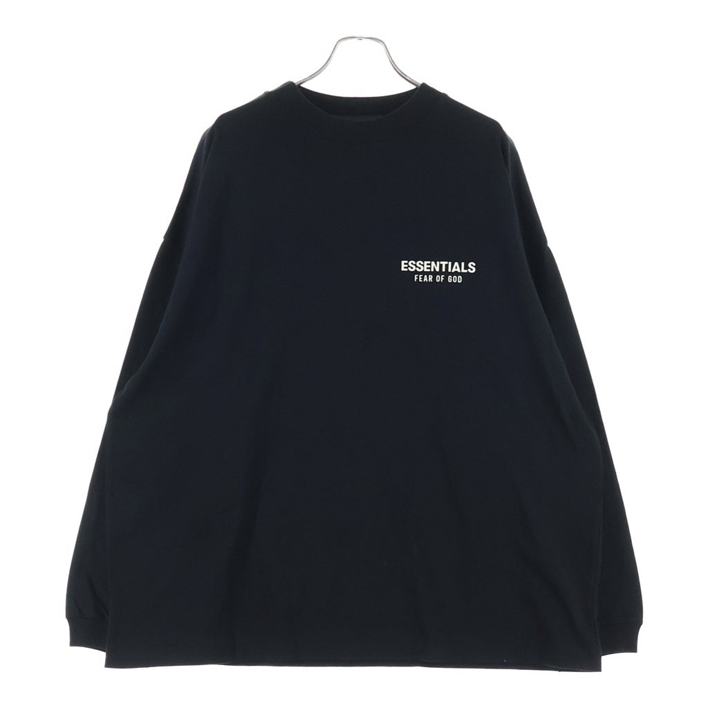 FEAR OF GOD ESSENTIALS(フィアオブゴッド エッセンシャルズ) JERSEY LONG-SLEEVE T-SHIRT ジャージー ロゴプリント クルーネック 長袖Tシャツ カットソー 125H0244370F
