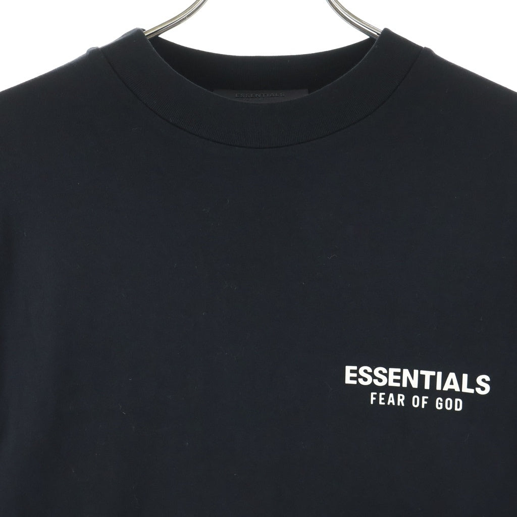 FEAR OF GOD ESSENTIALS(フィアオブゴッド エッセンシャルズ) JERSEY LONG-SLEEVE T-SHIRT ジャージー ロゴプリント クルーネック 長袖Tシャツ カットソー 125H0244370F