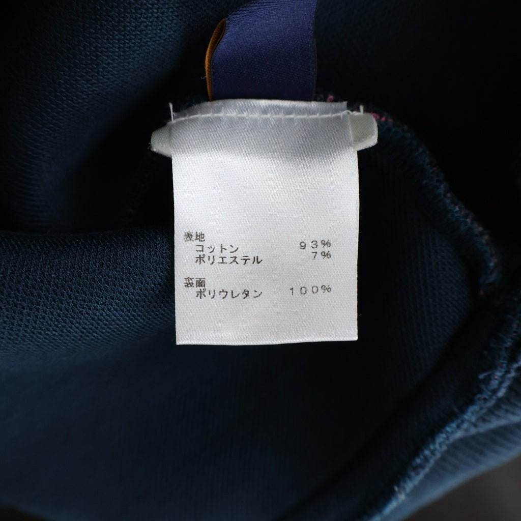 LOUIS VUITTON(ルイヴィトン) 21SS モノグラムジャカード コットンポリ クルーネック スウェットトレーナー ピンク/ネイビー HKY75WZRW