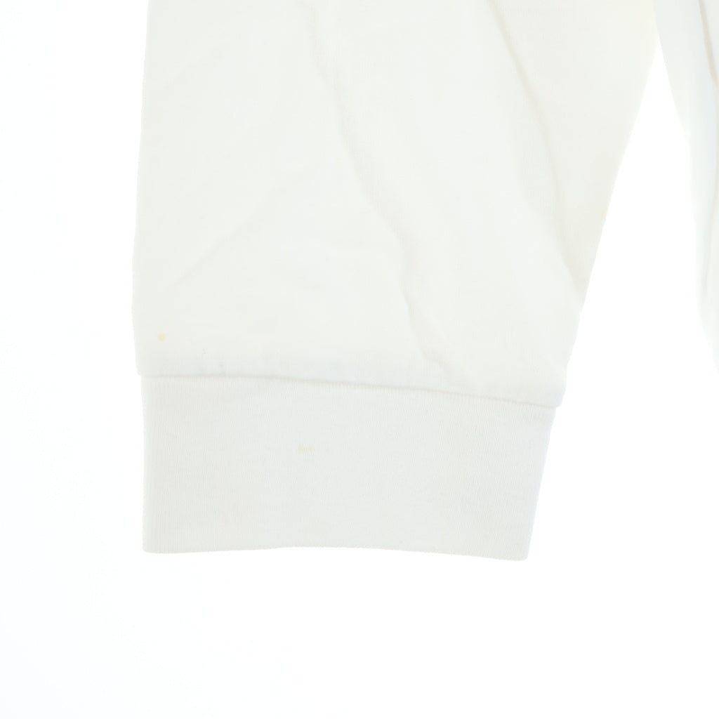 LOUIS VUITTON(ルイヴィトン) 21AW エンボスロゴプリント クルーネック 長袖Tシャツ カットソー ホワイト RM212M DT3 HLY23W