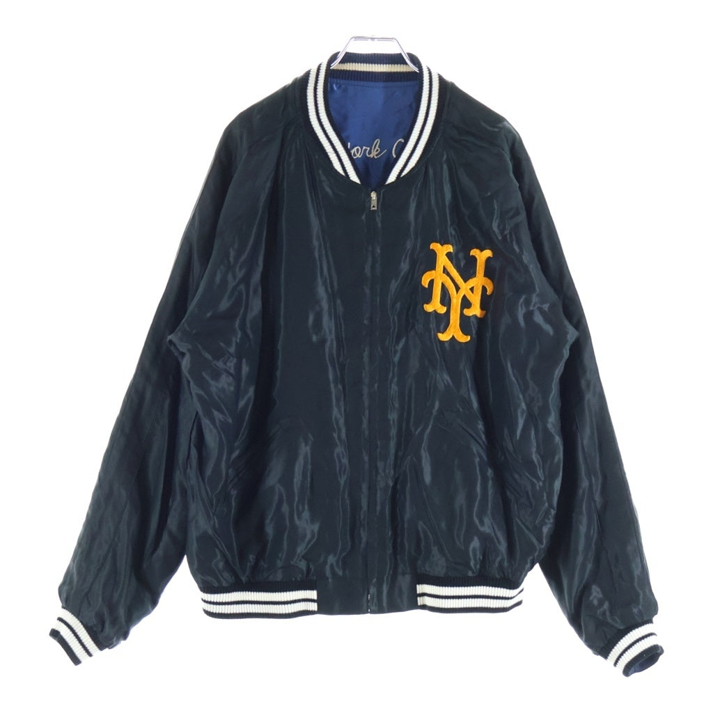 東洋エンタープライズ(トウヨウエンタープライズ) ×BEAMS ORIGINAL COLLECTION ビームス MLB ニューヨークヤンキース リバーシブルスカジャン スーベニアジャケット ブルゾン ブルー/ブラック TT15465BM