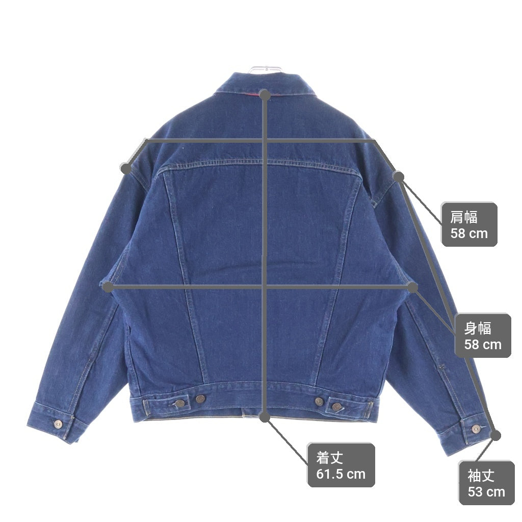 Levi's VINTAGE CLOTHING(リーバイス ビンテージ クロージング) 70417-9554 フランネルライナー デニムトラッカージャケット Gジャン インディゴ 18871-0002