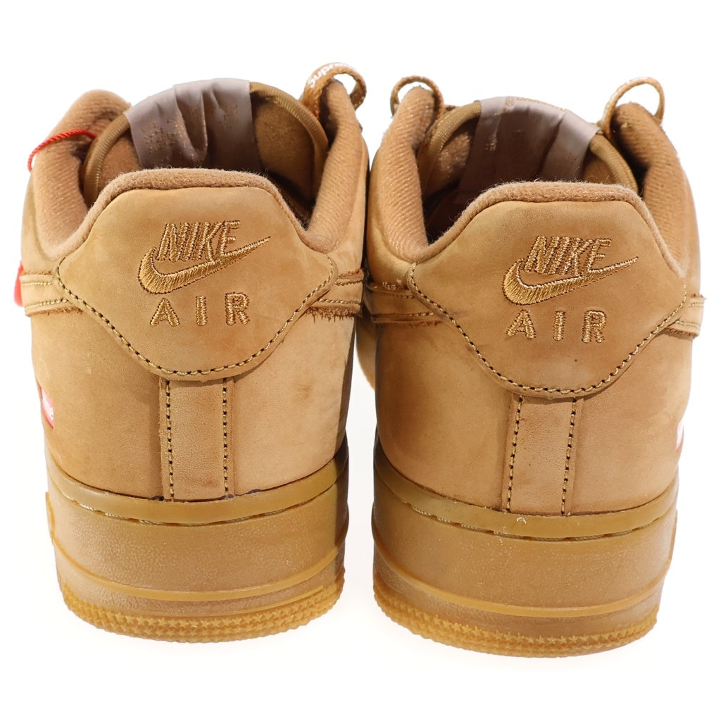 NIKE(ナイキ) ×SUPREME AIR FORCE1 LOW FLAX WHEAT シュプリーム エアフォース1 フラックス ウィート ローカットスニーカー ブラウン US8/26cm DN1555-200