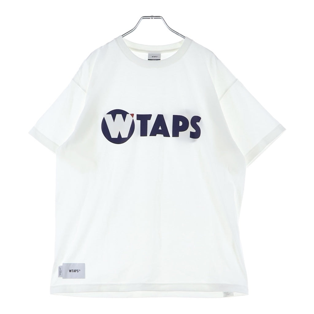 WTAPS(ダブルタップス) 25SS TNNL SS / COTTON 両面プリント クルーネック コットン半袖Tシャツ カットソー ホワイト 251ATDT-STM09S