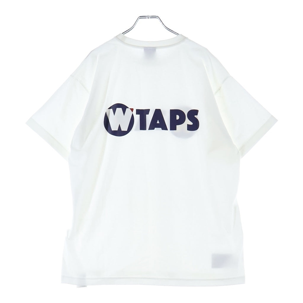WTAPS(ダブルタップス) 25SS TNNL SS / COTTON 両面プリント クルーネック コットン半袖Tシャツ カットソー ホワイト 251ATDT-STM09S