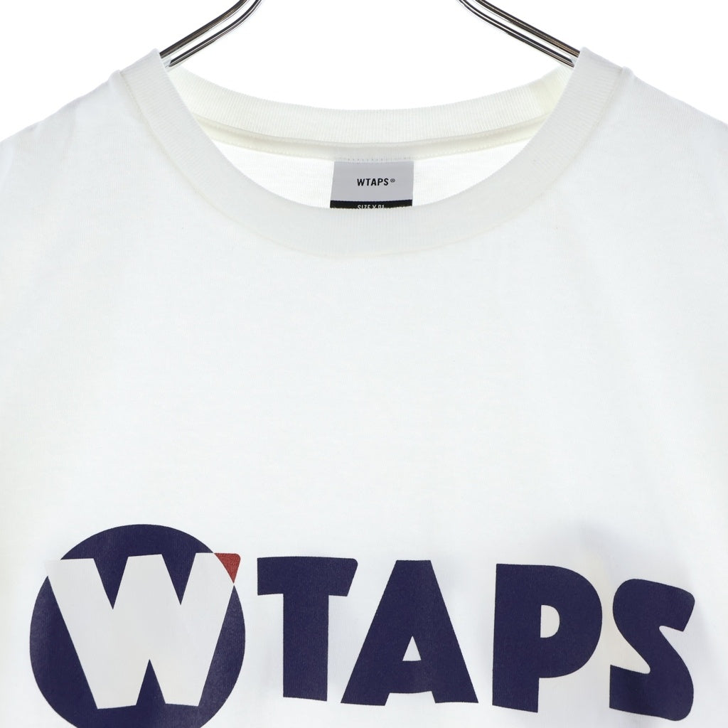 WTAPS(ダブルタップス) 25SS TNNL SS / COTTON 両面プリント クルーネック コットン半袖Tシャツ カットソー ホワイト 251ATDT-STM09S