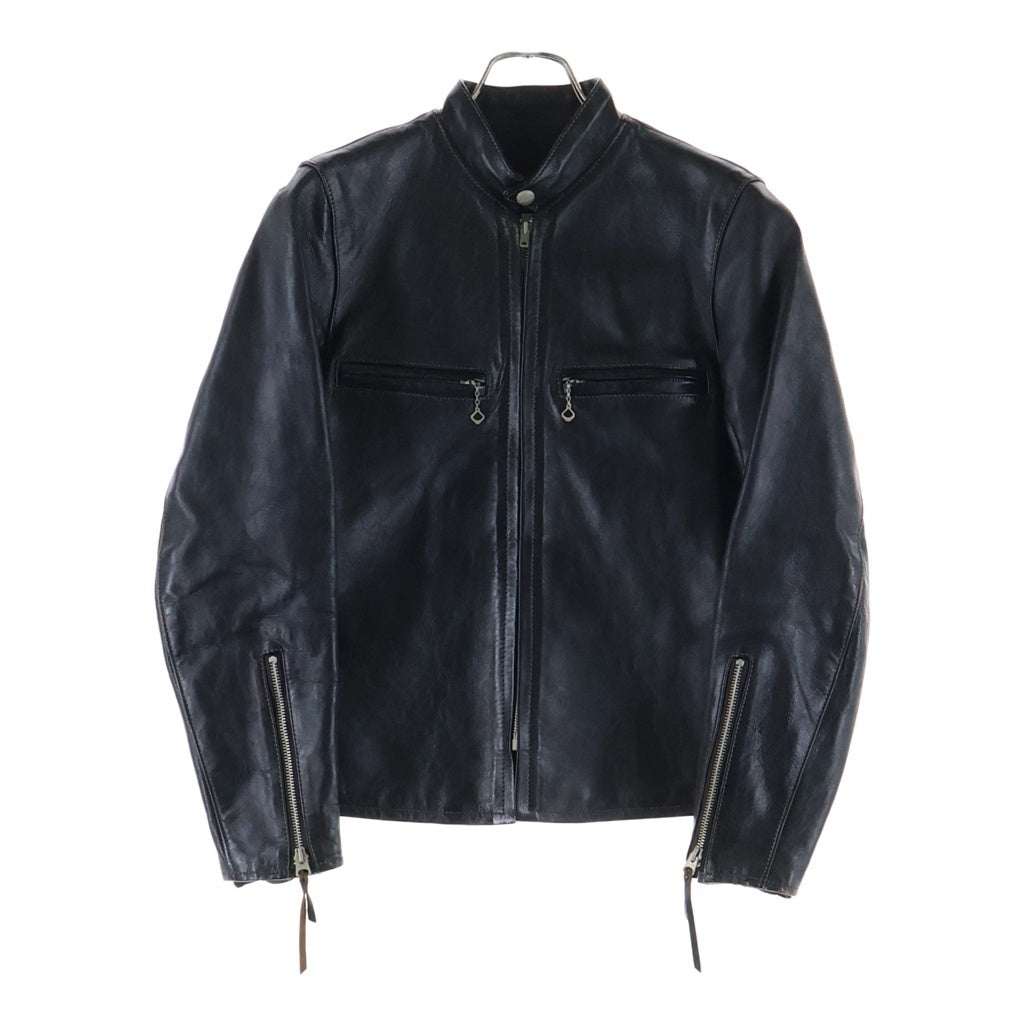 THE REAL McCOY'S(ザリアルマッコイ) BUCO J-100 SINGLE RIDER'S JACKET ブコ シングルライダース レザージャケット ブラック