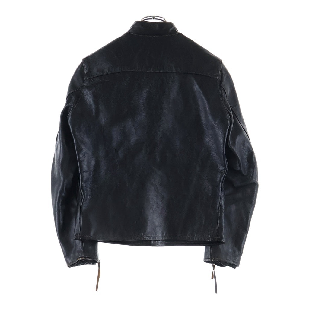 THE REAL McCOY'S(ザリアルマッコイ) BUCO J-100 SINGLE RIDER'S JACKET ブコ シングルライダース レザージャケット ブラック