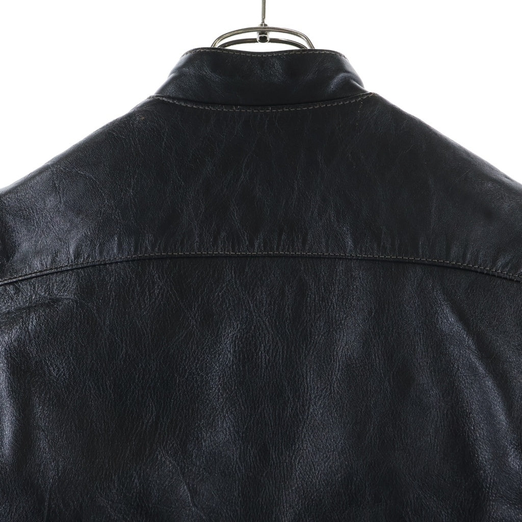 THE REAL McCOY'S(ザリアルマッコイ) BUCO J-100 SINGLE RIDER'S JACKET ブコ シングルライダース レザージャケット ブラック