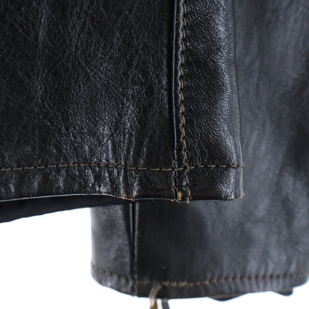 THE REAL McCOY'S(ザリアルマッコイ) BUCO J-100 SINGLE RIDER'S JACKET ブコ シングルライダース レザージャケット ブラック