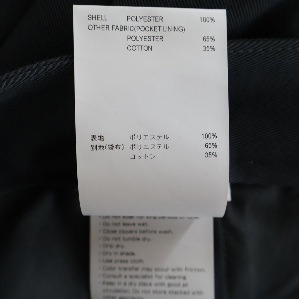 WTAPS(ダブルタップス) 25AW WRKT2002 TROUSERS / POLY. TWILL ツイル ワークトラウザー ワイドストレートパンツ グレー 252TQDT-PTM06