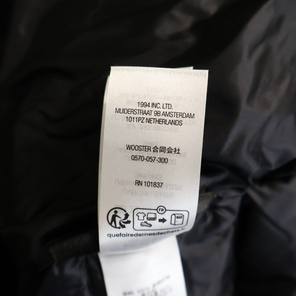 SUPREME(シュプリーム) 25AW Micro Down Half Zip Hooded Pullover マイクロダウン ハーフジップ フーデッドプルオーバーパーカー ブラック