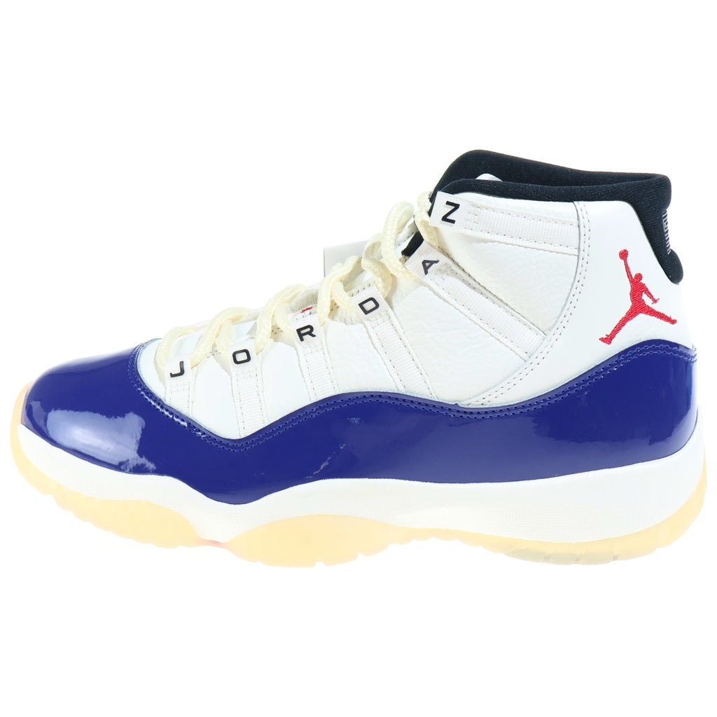 NIKE(ナイキ) JORDAN RETRO RARE AIR エア ジョーダン 11 レトロ レアエア ハイカットスニーカー ホワイト/ブルー US9.5/27.5cm IH0296-400