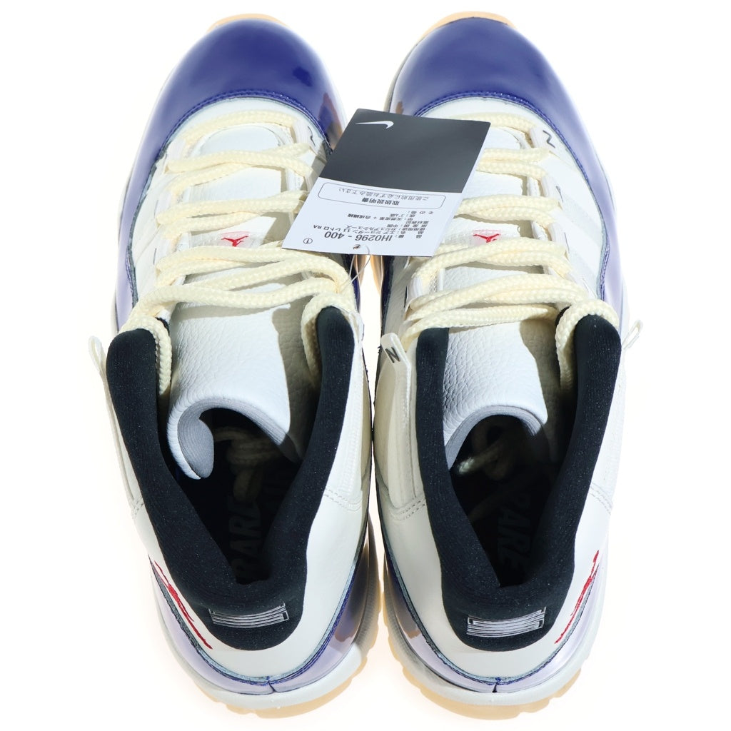 NIKE(ナイキ) JORDAN RETRO RARE AIR エア ジョーダン 11 レトロ レアエア ハイカットスニーカー ホワイト/ブルー US9.5/27.5cm IH0296-400