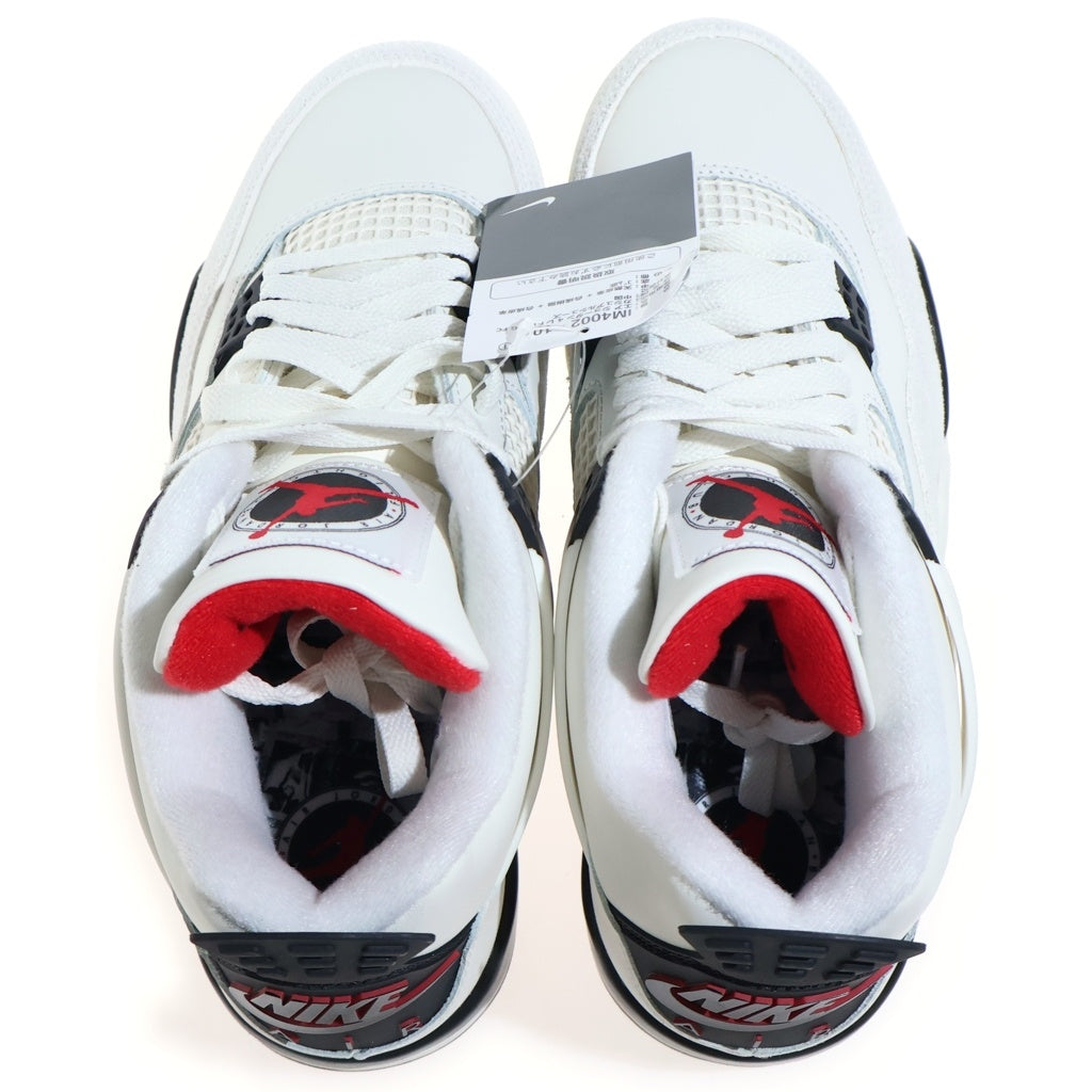 NIKE(ナイキ) AIR JORDAN 4 RETRO OG FC FLIGHT CLUB エアジョーダン4 フライトクラブ ハイカットスニーカー ホワイト US9/27cm IM4002-100