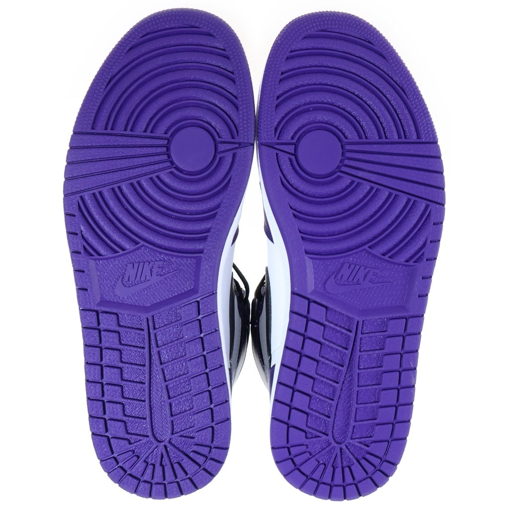 NIKE(ナイキ) AIR JORDAN RETRO HIGH OG COURT PURPLE エアジョーダン 1 レトロ コートパープル ハイカットスニーカー パープル/ホワイト US10/27cm 555088-500