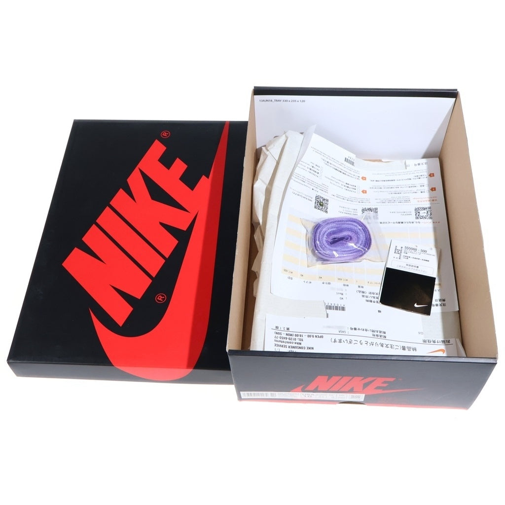 NIKE(ナイキ) AIR JORDAN RETRO HIGH OG COURT PURPLE エアジョーダン 1 レトロ コートパープル ハイカットスニーカー パープル/ホワイト US10/27cm 555088-500