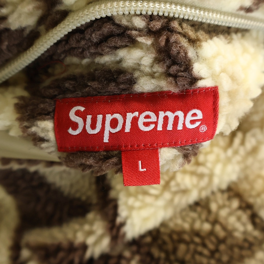 SUPREME(シュプリーム) 22AW Geo Reversible WINDSTOPPER Fleece Jacket ゲオ ウィンドストッパー リバーシブル フリースジャケット ベージュ
