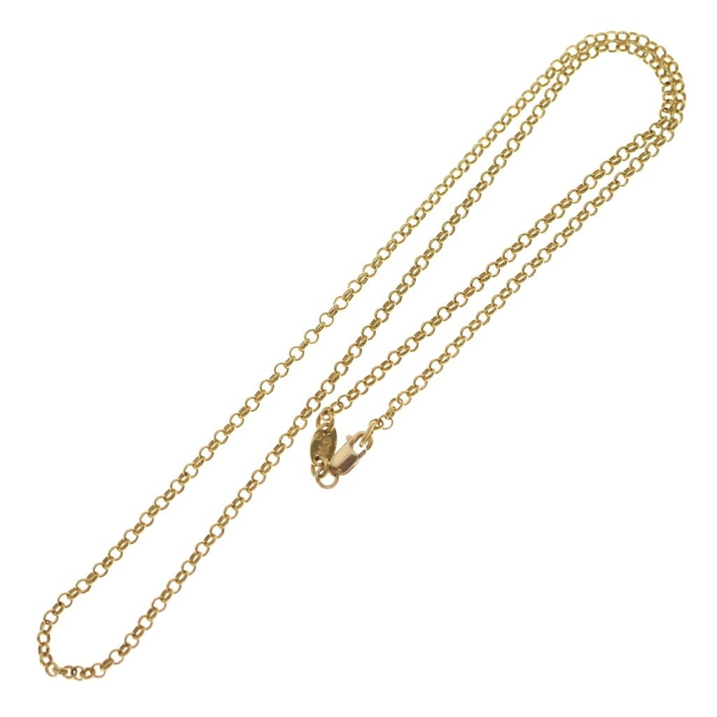 CHROME HEARTS(クロムハーツ) 22K NECKCHAIN R20 ロールチェーンネックレス 20inch ゴールド BCA011