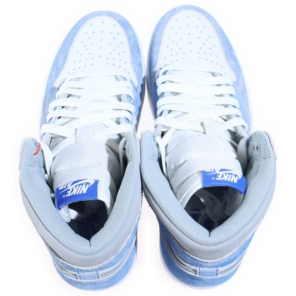 NIKE(ナイキ) AIR JORDAN 1 HIGH OG HYPER ROYAL エアジョーダン ハイパーロイヤル ハイカットスニーカー ホワイト/ブルー US9.5/27.5cm 555088-402