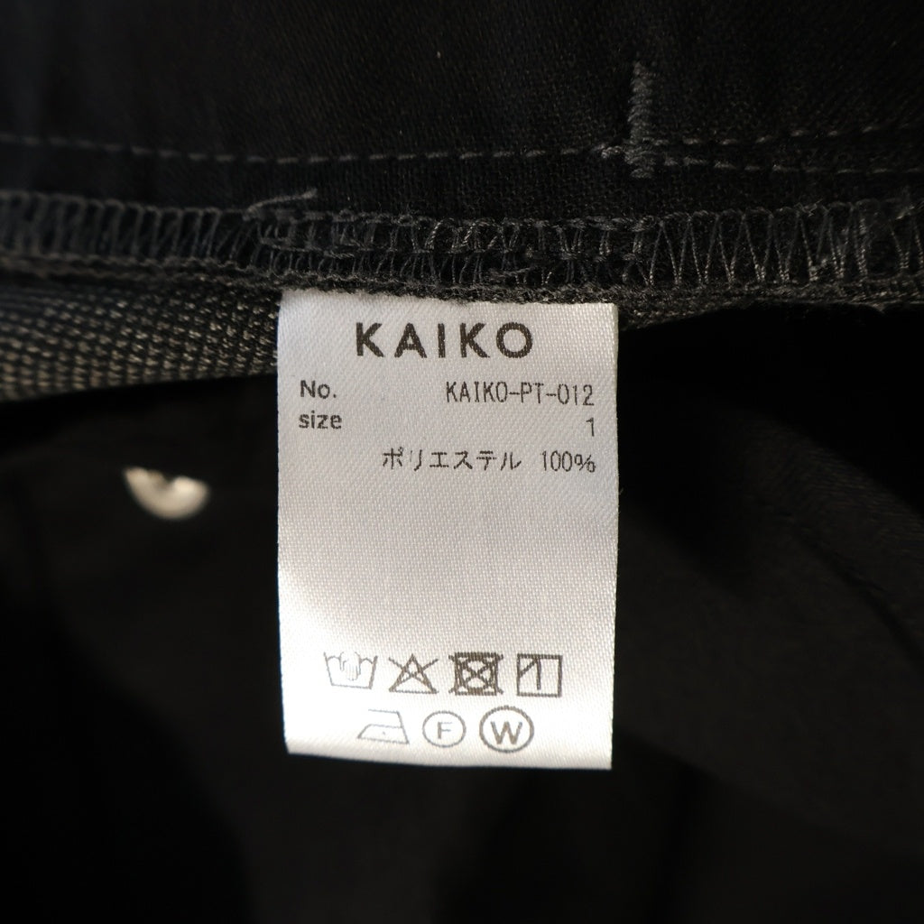 KAIKO(カイコー) WIDE SLACKS ワイド スラックス センタープレス テーパードパンツ グレー KAIKO-PT-012