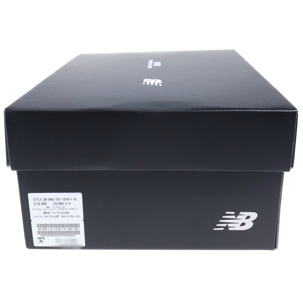 New Balance(ニューバランス) ×JUNYA WATANABE MAN TF100 ジュンヤワタナベ マン ローカットスニーカー ブラック US8/26cm UTF1088J