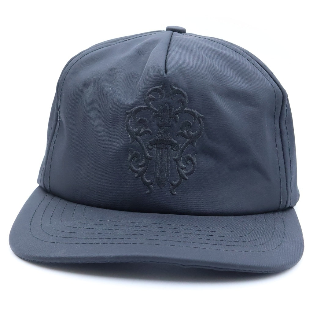 CHROME HEARTS(クロムハーツ) NYLON VINE DAGGER CAP ヴァインダガーエンブロイダリー ナイロンキャップ 帽子 ブラック