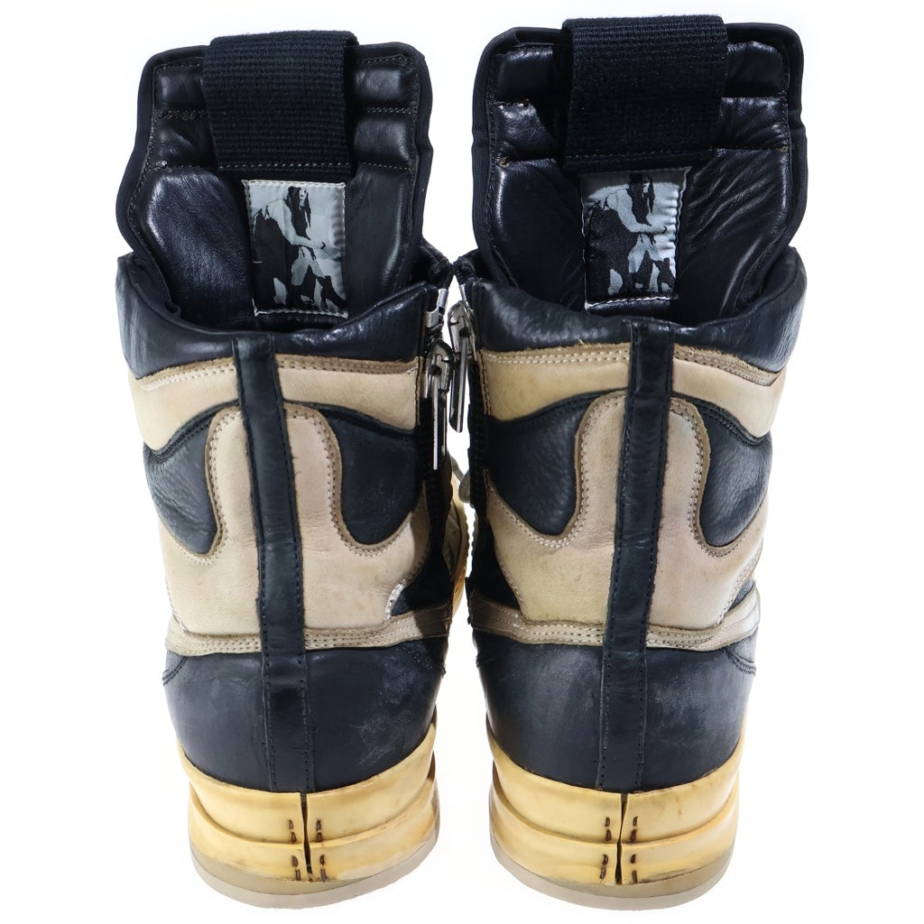Rick Owens(リックオウエンス) 初期型 GEO DUNK BASKET SNEAKER ジオバスケット ダンク ハイカットスニーカー ブラック/ホワイト
