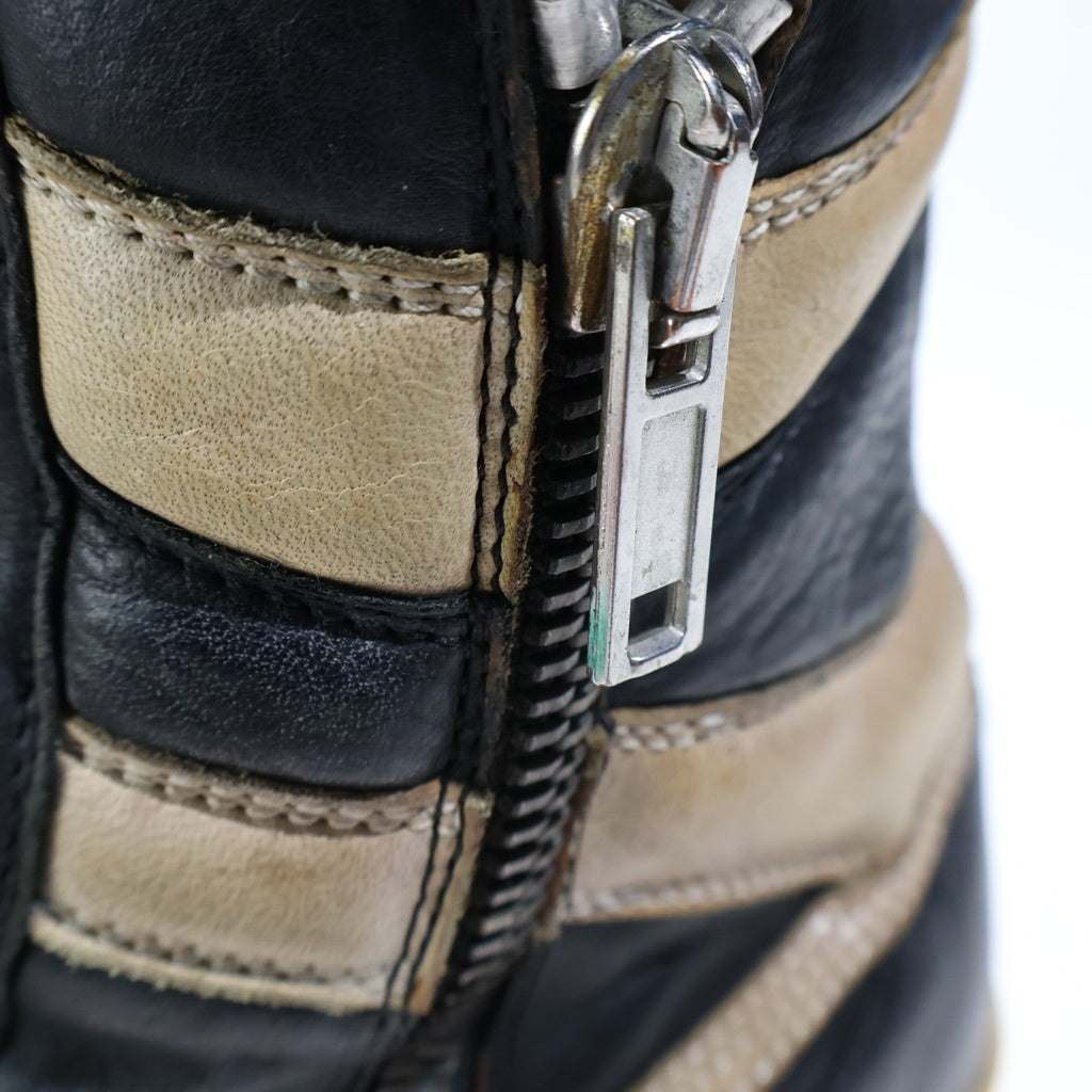 Rick Owens(リックオウエンス) 初期型 GEO DUNK BASKET SNEAKER ジオバスケット ダンク ハイカットスニーカー ブラック/ホワイト