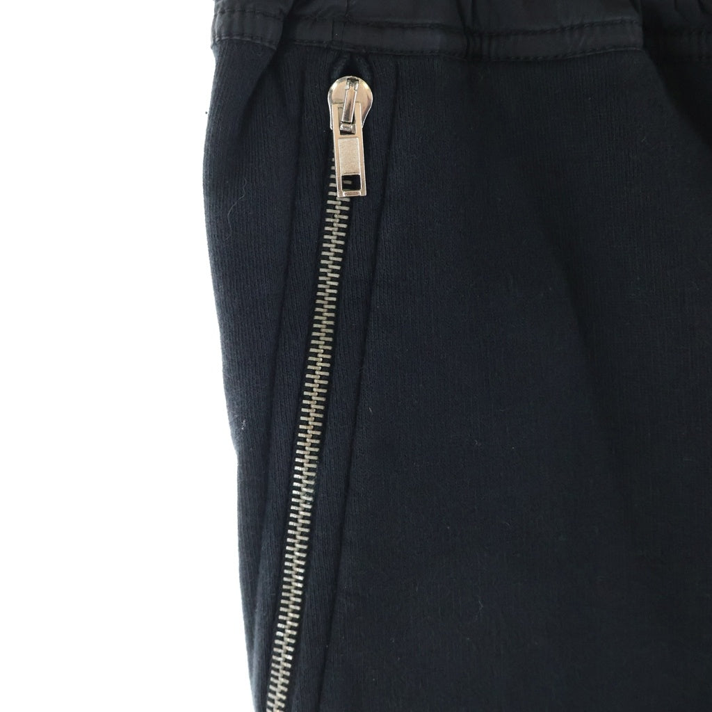 Rick Owens DRKSHDW(リックオウエンス ダークシャドウ) 15SS FAUN期 BERLIN SWEATPANTS ベルリン コットン ボタンフライスウェットパンツ ブラック DU15S9392-F