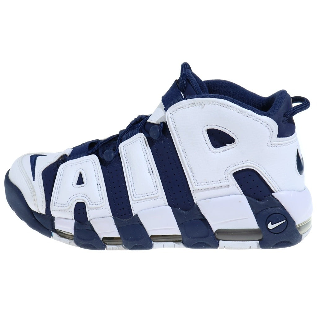 NIKE(ナイキ) AIR MORE UPTEMPO OLYMPIC エアモアアップテンポ オリンピック ハイカットスニーカー ネイビー/ホワイト US10.5/28.5cm FQ8182-100