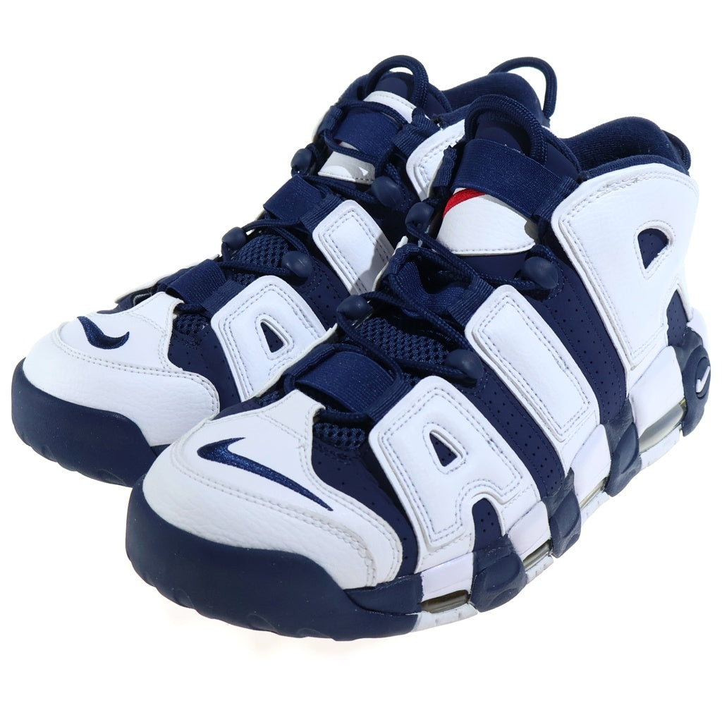 NIKE(ナイキ) AIR MORE UPTEMPO OLYMPIC エアモアアップテンポ オリンピック ハイカットスニーカー ネイビー/ホワイト US10.5/28.5cm FQ8182-100