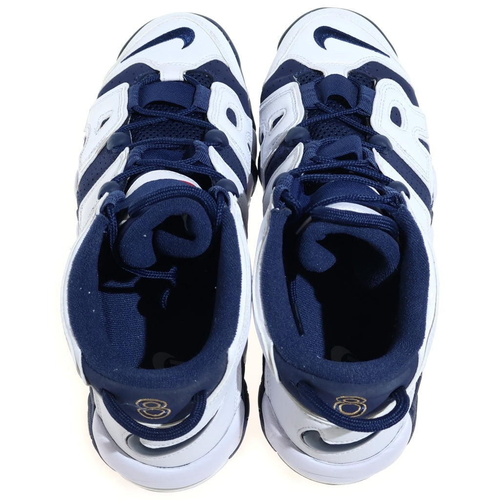 NIKE(ナイキ) AIR MORE UPTEMPO OLYMPIC エアモアアップテンポ オリンピック ハイカットスニーカー ネイビー/ホワイト US10.5/28.5cm FQ8182-100