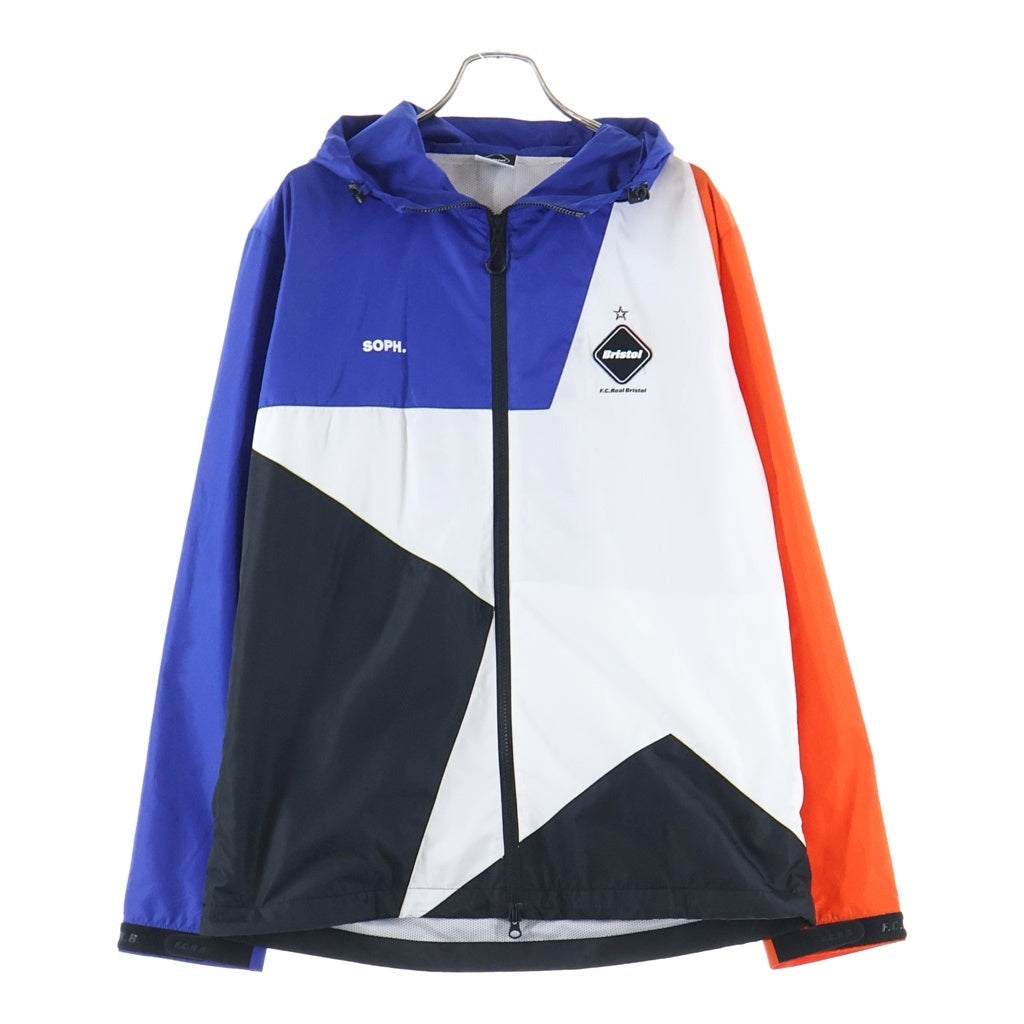 F.C.R.B./F.C.Real Bristol/FCRB(エフシーアールビー/エフシーレアルブリストル) 20AW BIG STAR TRANING JACKET ビッグスター バックロゴプリント ジップアップフーデッドジャケット FCRB-202025