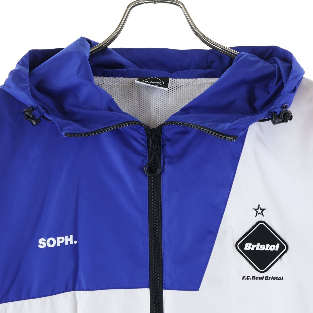 F.C.R.B./F.C.Real Bristol/FCRB(エフシーアールビー/エフシーレアルブリストル) 20AW BIG STAR TRANING JACKET ビッグスター バックロゴプリント ジップアップフーデッドジャケット FCRB-202025