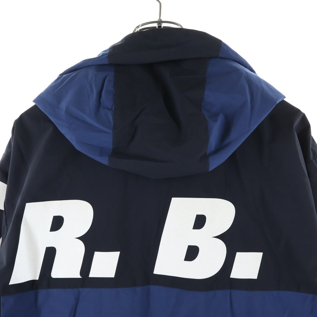 F.C.R.B./F.C.Real Bristol/FCRB(エフシーアールビー/エフシーレアルブリストル) 18AW TOUR JACKET ツアージャケット バックロゴ ジップアップ ナイロンフーデッドジャケット FCRB-189041