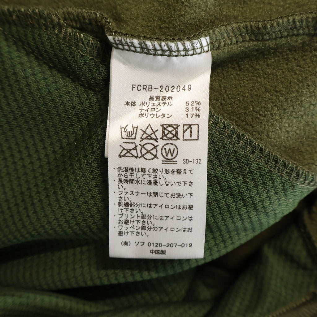 F.C.R.B./F.C.Real Bristol/FCRB(エフシーアールビー/エフシーレアルブリストル) 20AW POLARTEC POWER STRETCH ZIP UP GAITER HOODIE ポーラテック パワーストレッチ ジップアップーフーディー