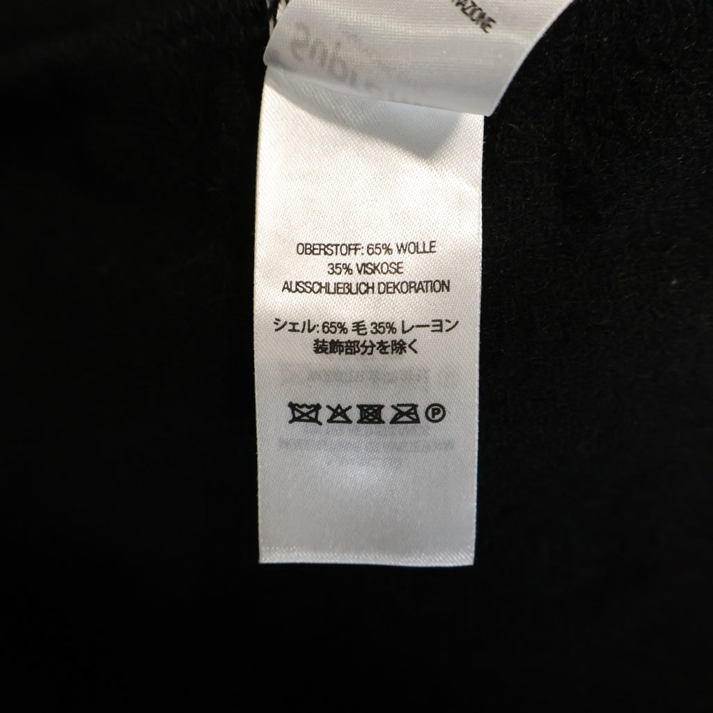 SUPREME(シュプリーム) 23AW ×Mitchell & Ness Wool Baseball Jersey ミッチェルアンドネス ウールベースボールシャツ 半袖シャツ ブラック