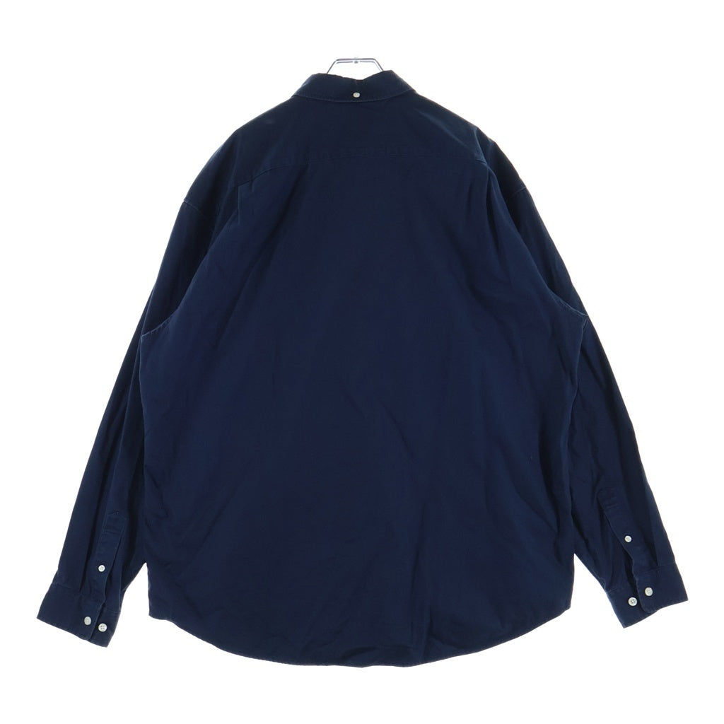 SUPREME(シュプリーム) 23AW Small Box Shirt スモールボックスロゴ 長袖ボタンダウンシャツ ネイビー