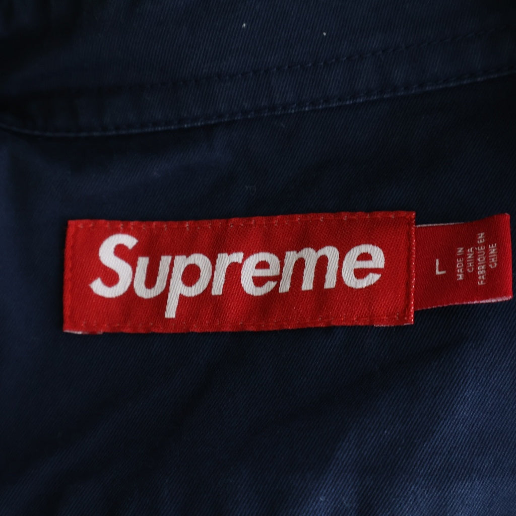 SUPREME(シュプリーム) 23AW Small Box Shirt スモールボックスロゴ 長袖ボタンダウンシャツ ネイビー