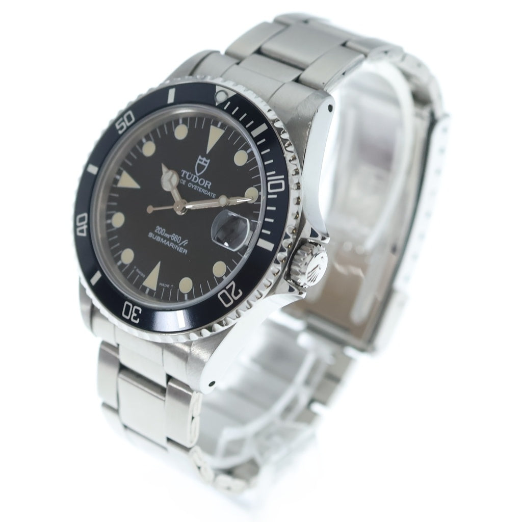 ROLEX(ロレックス) TUDOR 75090 プリンス オイスターデイト サブマリーナ 黒文字盤 自動巻き 時計