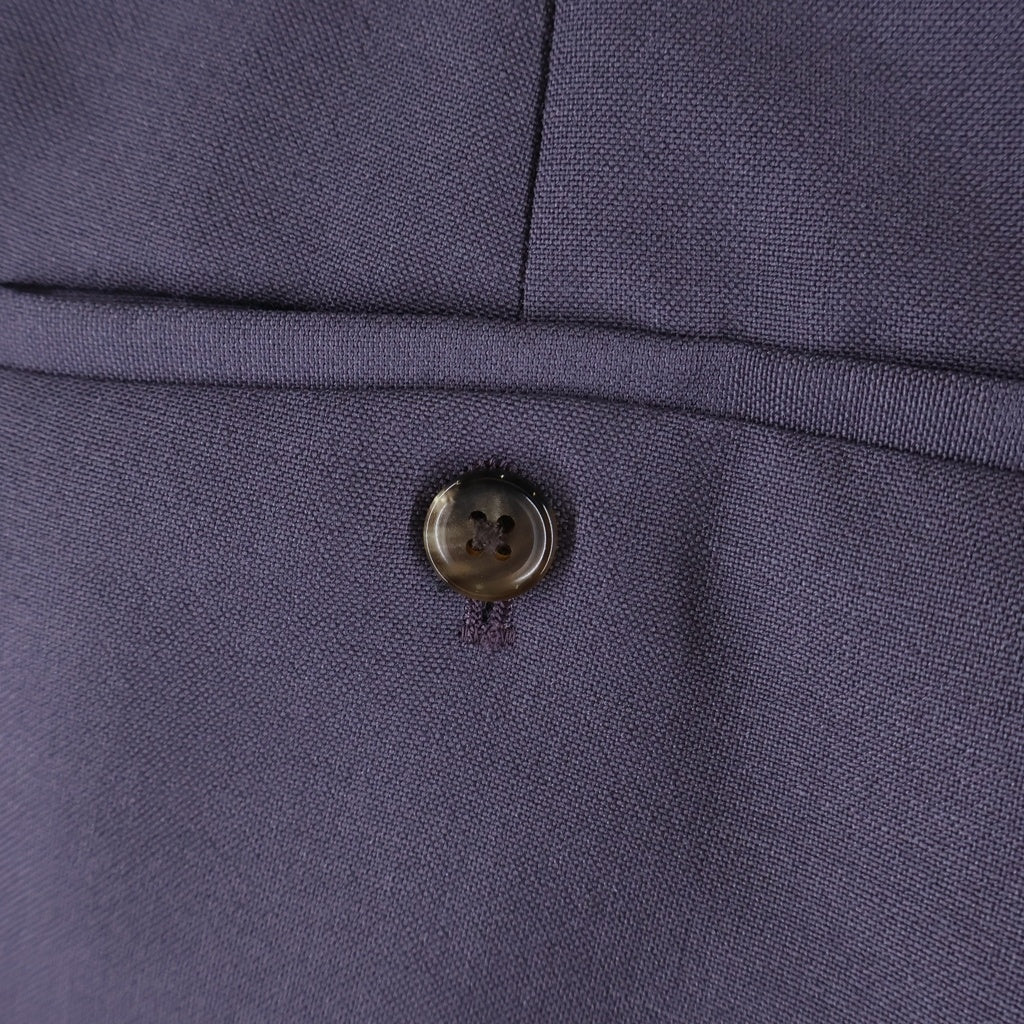 WACKO MARIA(ワコマリア) ×DORMEUIL PLEATED TROUSERS ドーメル 1タック ウールスラックスパンツ パープル